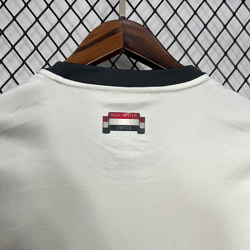 24-25 Manchester United third away white soccer jersey