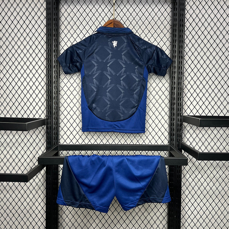 24-25 Manchester United dark blue kid kit