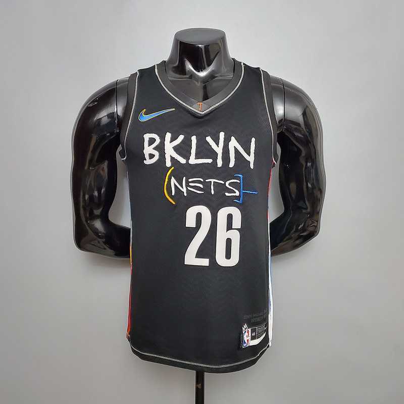 New Brooklyn Nets DINWDDIE#26 City Edition Black
