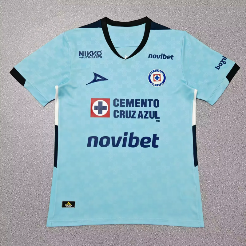 25-26 Cruz Azul blue Goalkeeper soccer jersey