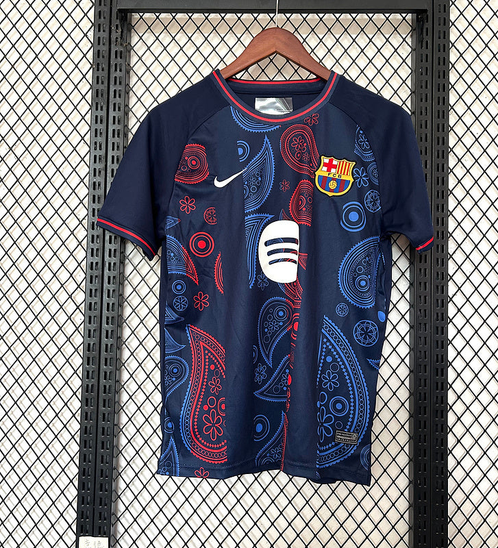 24-25 Barcelona blue and pink special jersey