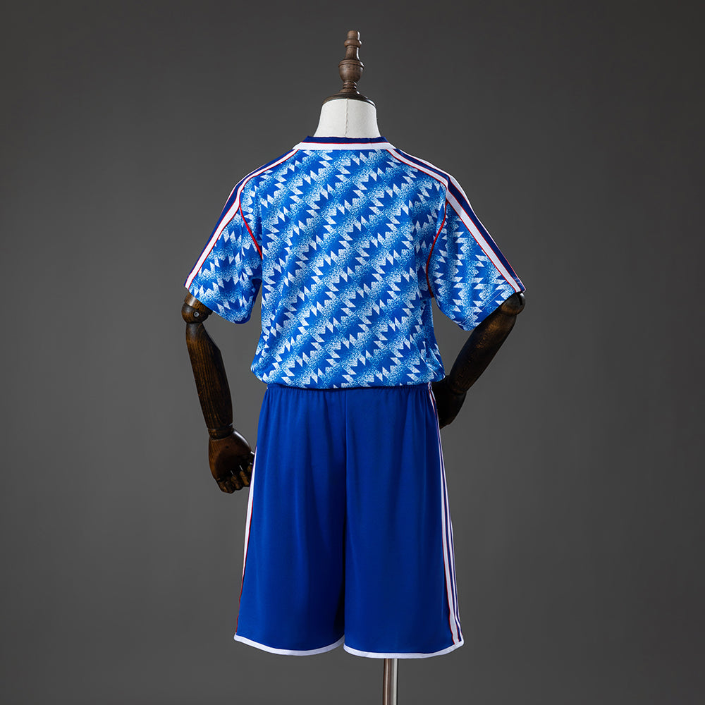 M-U 90/92 Away Retro Kids Kit Jersey SIZE 16-28