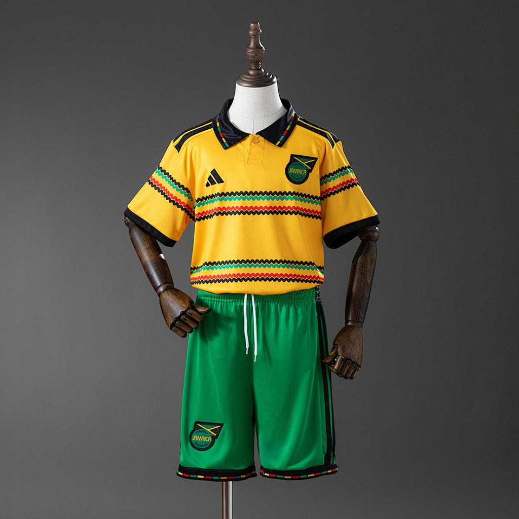 Jamaica 2026 World Cup Home Kids Kit Jersey Size 16-28