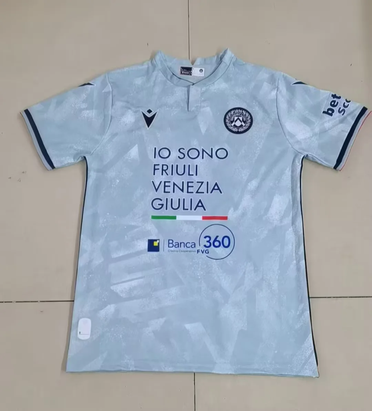 Udinese Calcio 2025/26 Away soccer jersey size S-2XL