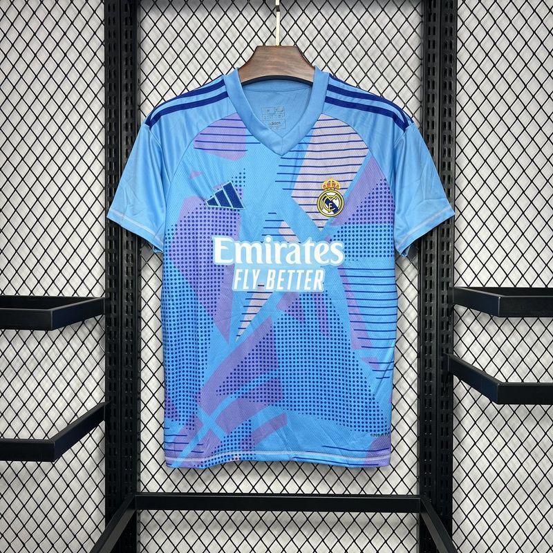 24-25 Real Madrid blue goalkeeper jersey