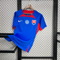 24-25 Slovakia home soccer jersey