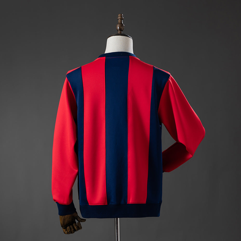 Barcelona Long-sleeved Sweatshirt - Red &amp; Blue M-3XL