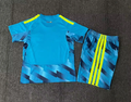 Spain 2026 World Cup Blue Goalkeeper kids Soccer jersey Size 16-28