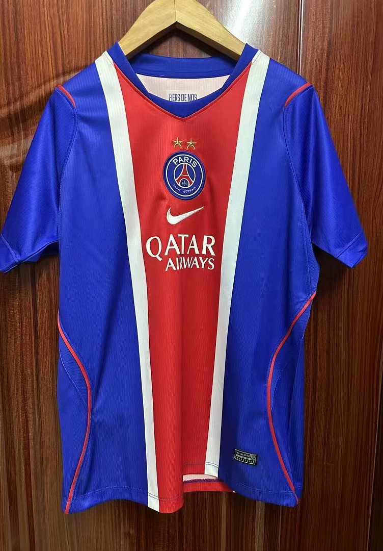 PSG Paris 2026/27 Home Soccer Jersey Size S-4XL With 2 Stars