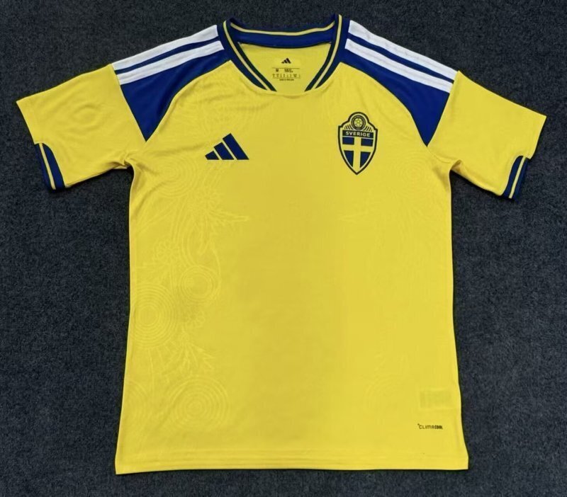 Sweden 2026 Home soccer jersey size S-4XL