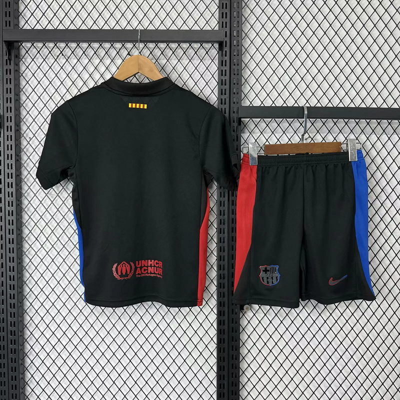 24-25 Barcelona Black Travis Scott Edition Kids Kit