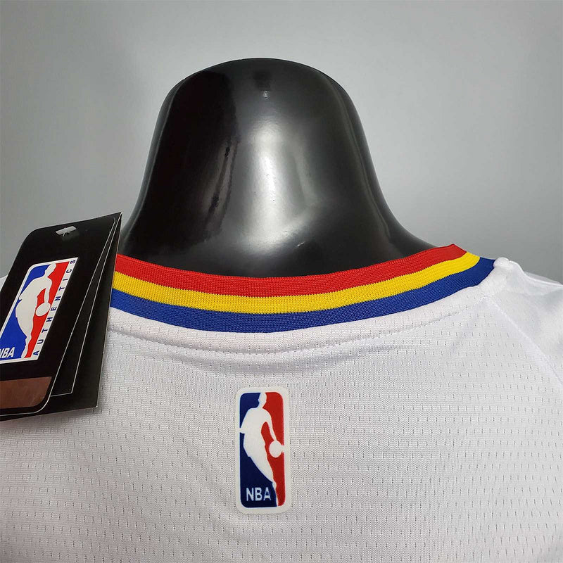 Curry #30 Golden State Warriors Retro white