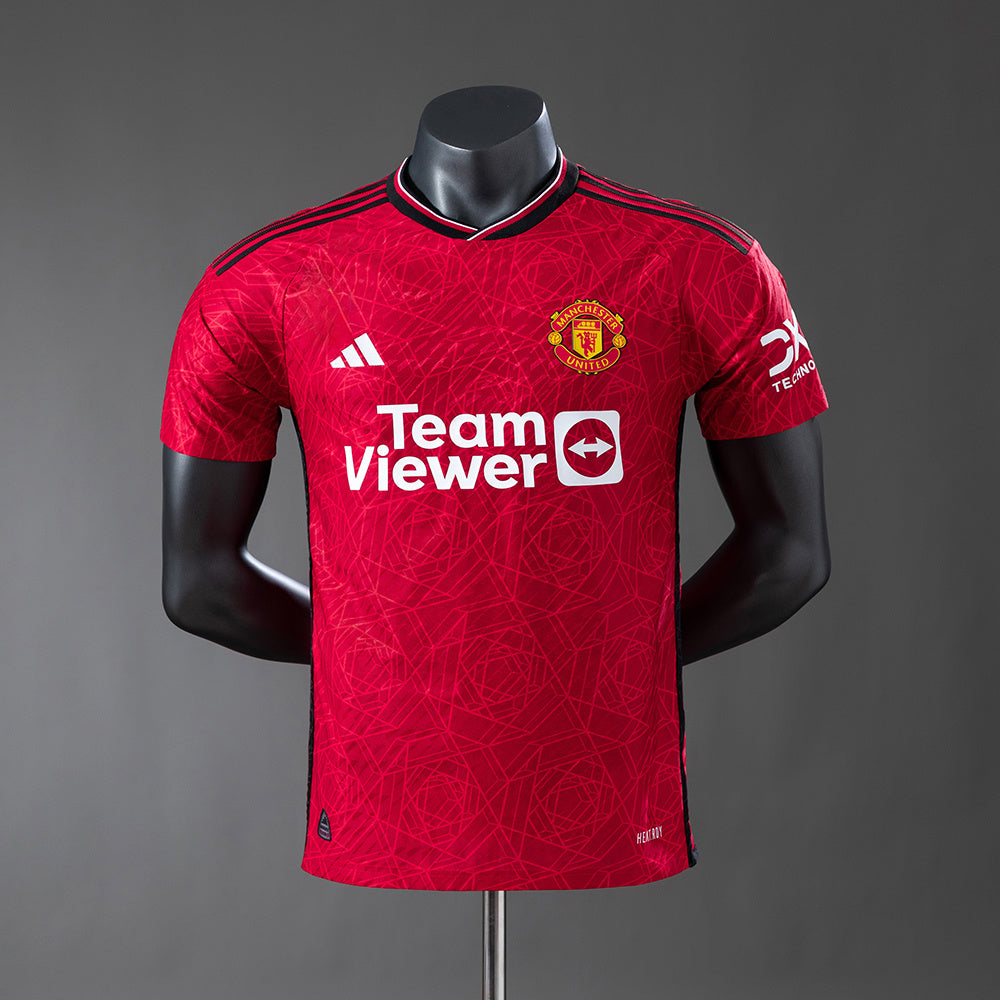 M-U 23/24 Home Retro Player Version Jersey S-3XL