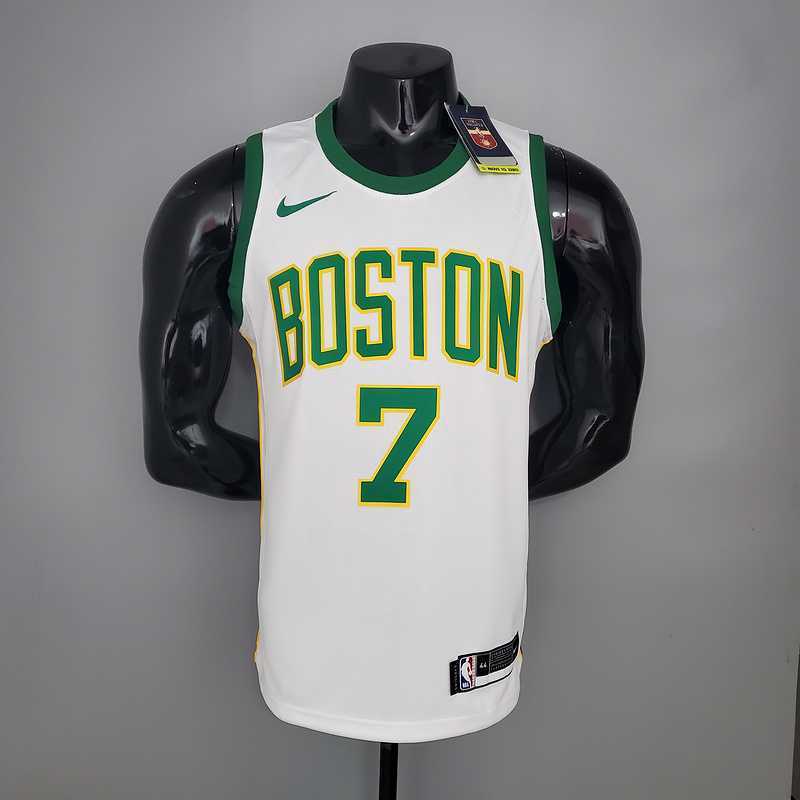 BROWN#7 Celtics White Platinum Limited