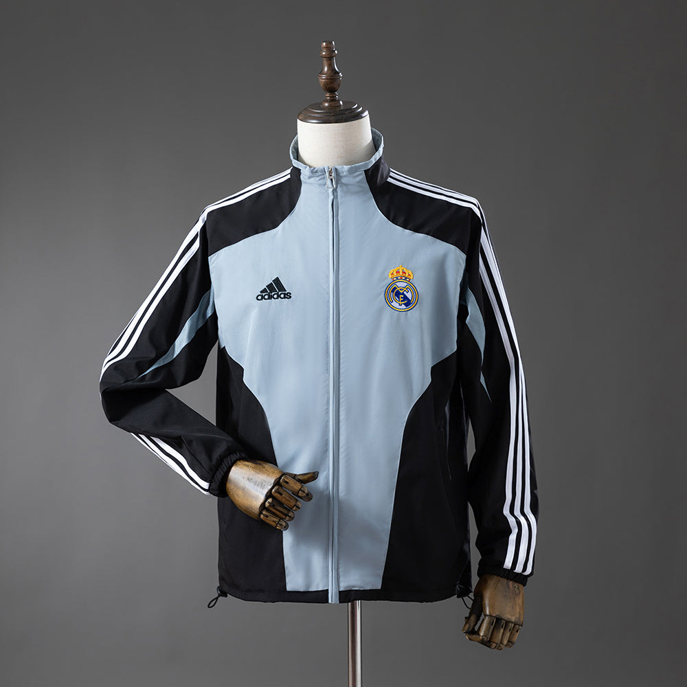 Real Madrid 04/05 Windbreaker - BlackGrey S-XXL