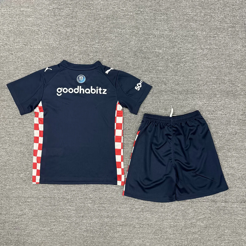 25-26 PSV Eindhoven away soccer jersey size 16-28