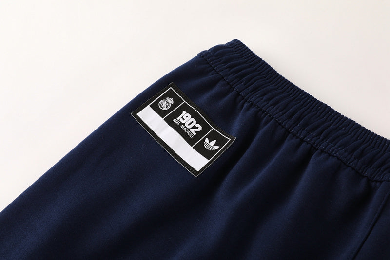25-26 Real Madrid dark blue hoodie suit
