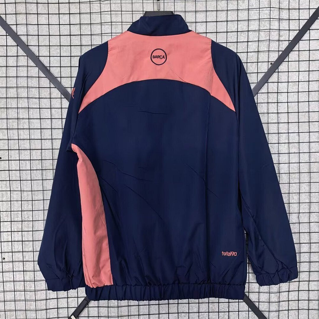 Barcelona 2025/26 Dark Blue And Orange windbreaker