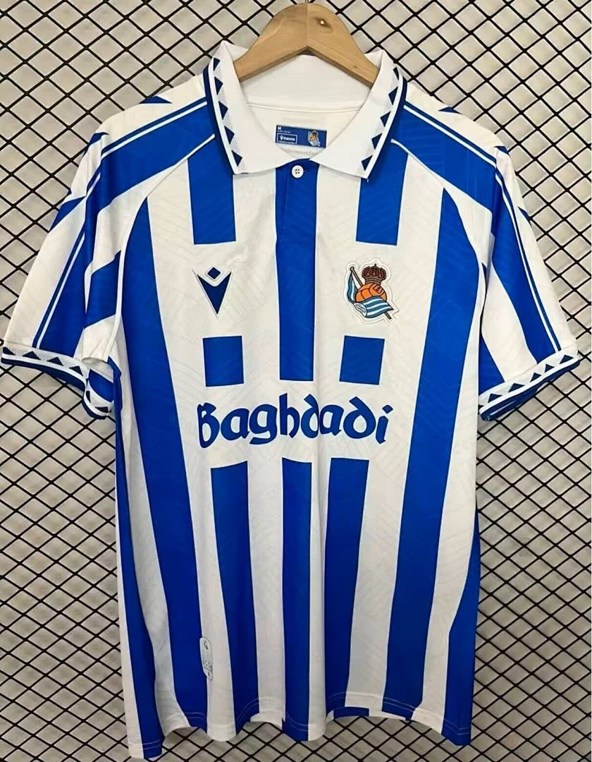 Real Sociedad 2025/26 Retro Model soccer jersey S-4XL