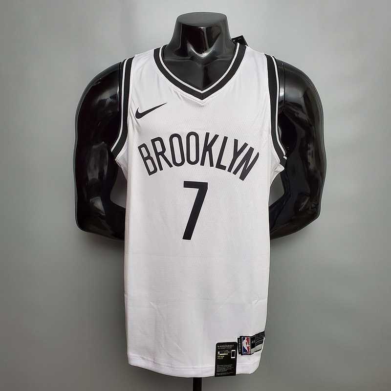 Durant #7 Brooklyn Nets white