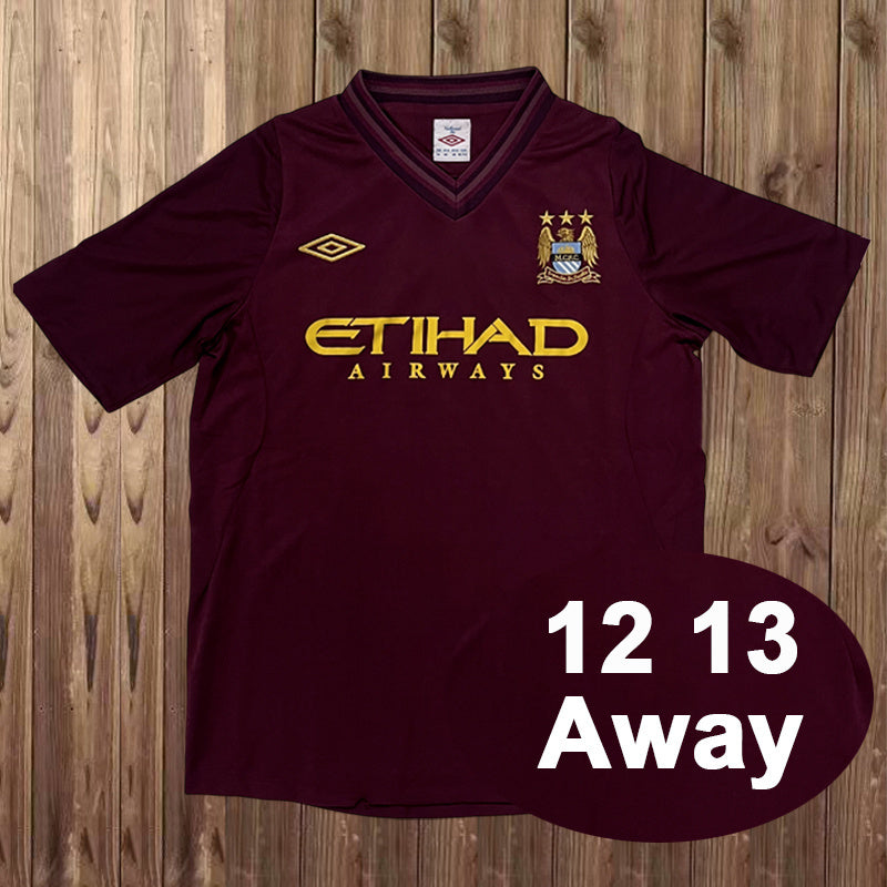 12-13 Manchester City Away retro jersey
