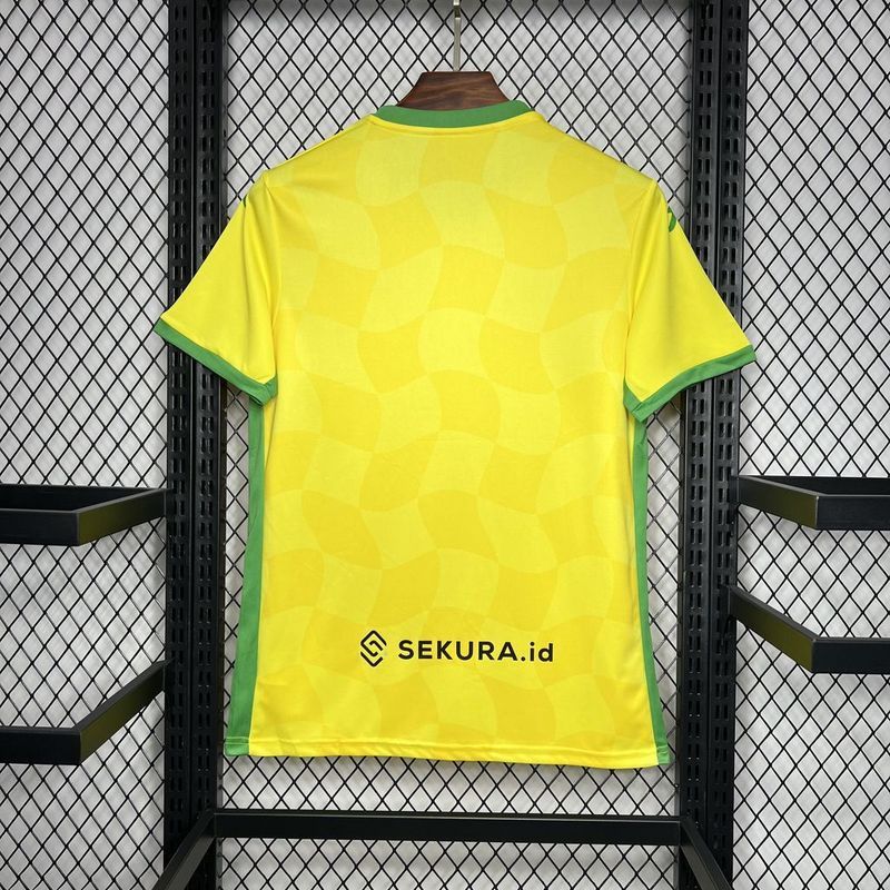 Norwich City home soccer jersey