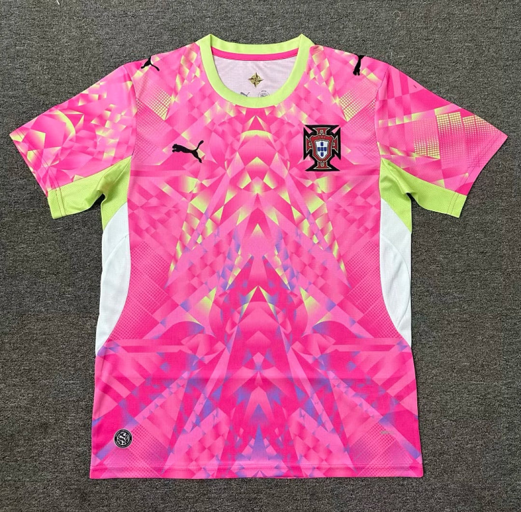 Portugal 2026 World Cup Pink Goalkeeper Jersey Size S-4XL