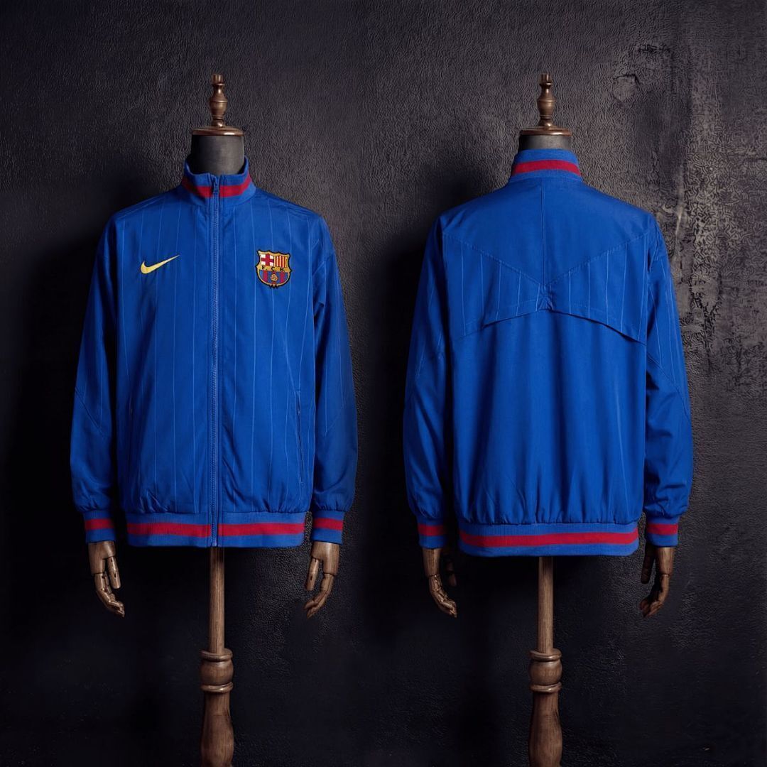 Barcelona 2025/26 Blue windbreaker