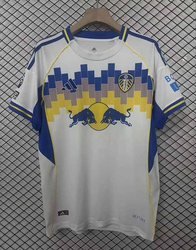 25-26 Leeds United home white socer jersey size S-4XL