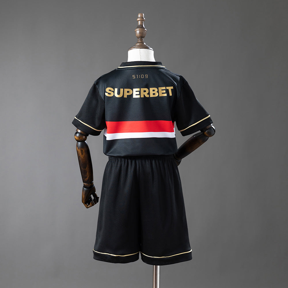 Sao Paulo 25/26 Third Away kids kit Jersey size 16-28
