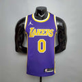 New Lakers Jordan Young #0 Theme Purple Round Neck