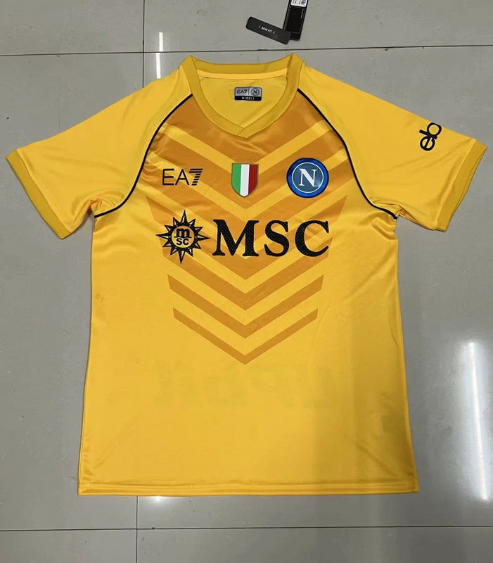 23-24 Napoli yellow goalkeeper