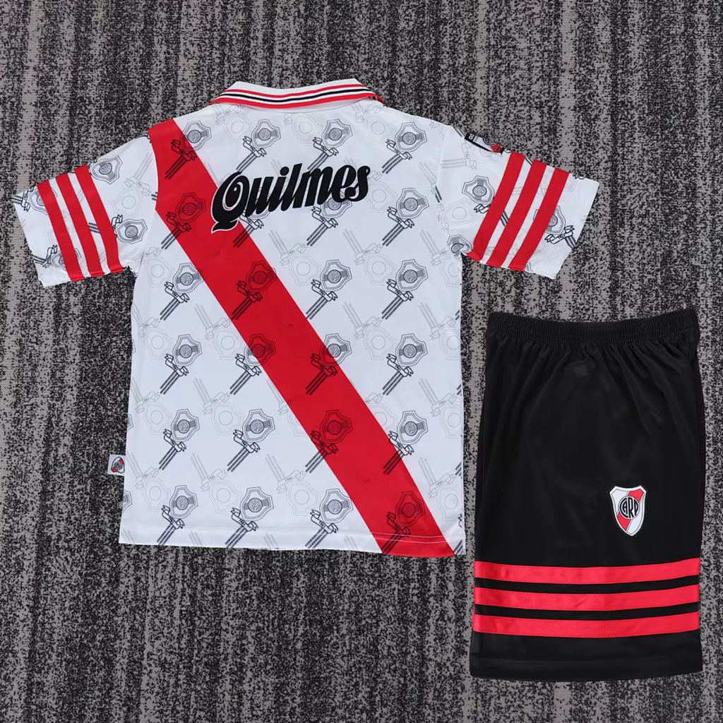 Retro 1996 River plate home kid kit jersey size 16-28