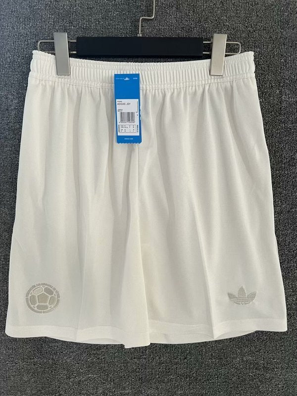 Pantalon Corto de Futbol #24-25 Colombia white shorts — Zhang199