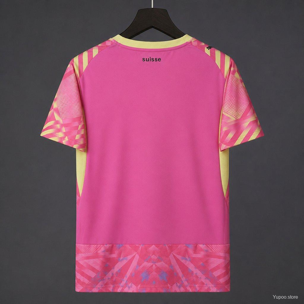 Switzerland 2026 World Cup Pink Goalkeeper jersey S-4XL
