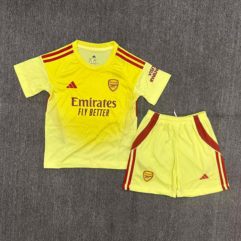 25-26 ASN yellow goalkeeper kid kit