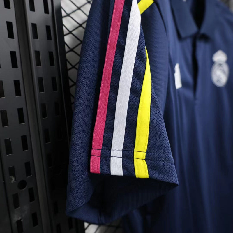 23-24 Real Madrid blue polo