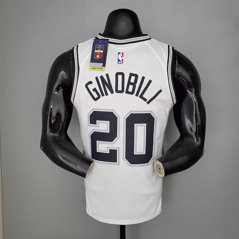 GINOBILI#20 Spurs White