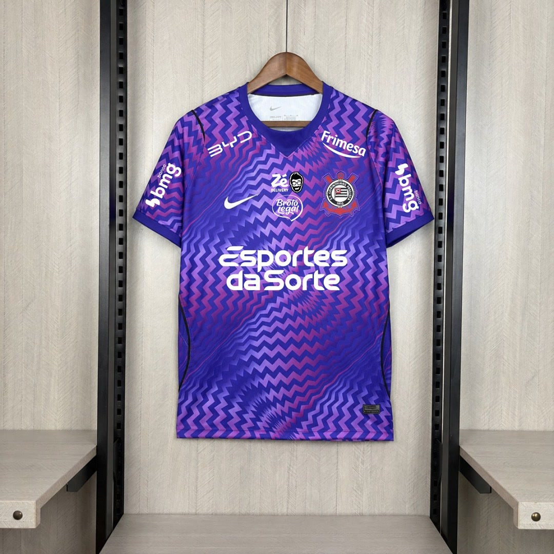 Corinthians 2026/27 Purple Goalkeeper Jersey All Sponsors S-4XL