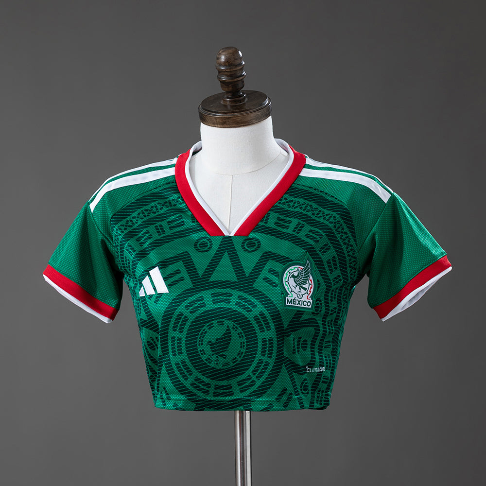 Mexico 2026 Home Women's Crop Top Style S-XXL