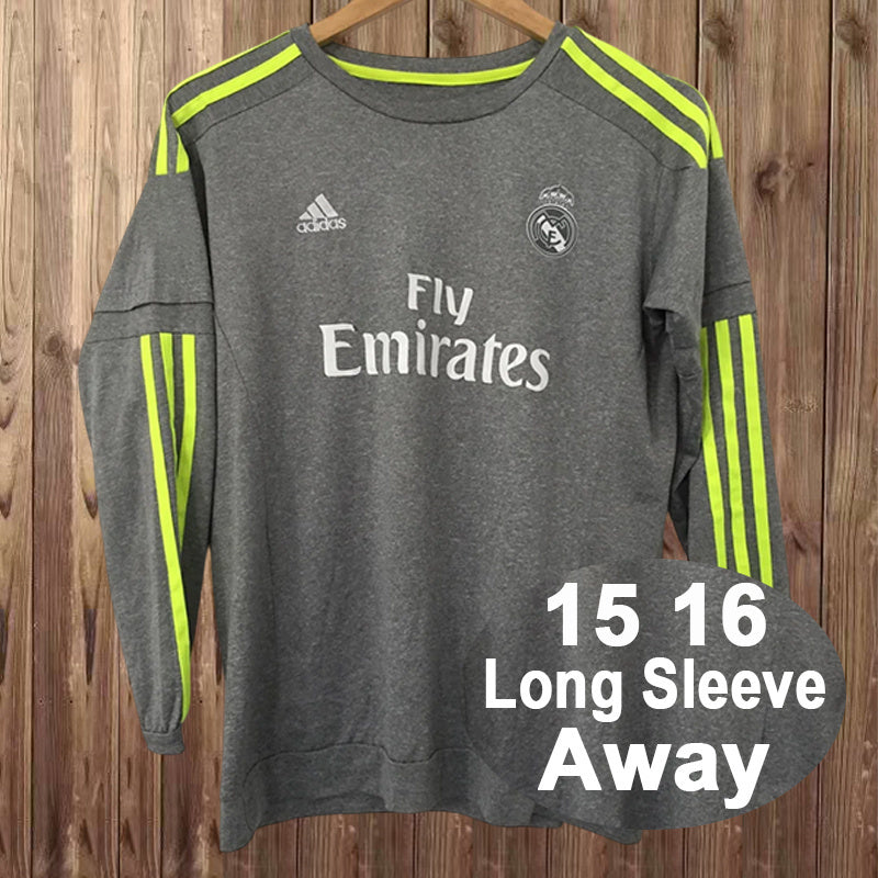 15-16 Real Madrid Third away retro long sleeve jersey