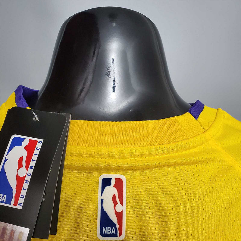 Bryant #24 Lakers V-neck City Edition yellow