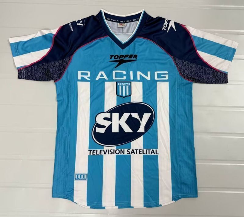 Retro 2001/02 Racing Club de Avellaneda Away soccer jersey size S-2XL