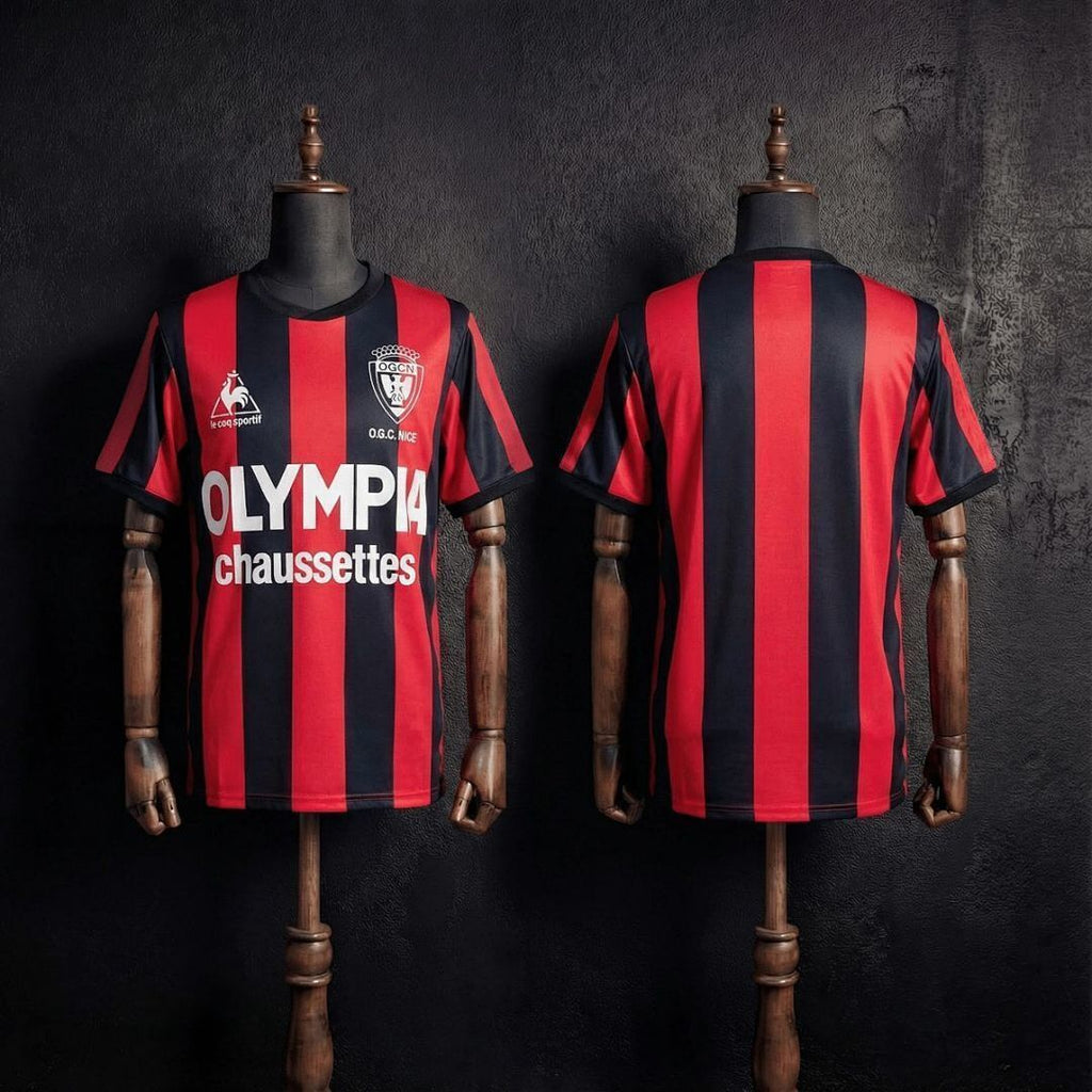 Retro 1977/78 OGC Nice Home Jersey S-XXL