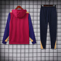 24-25 Barcelona red hoodie suit