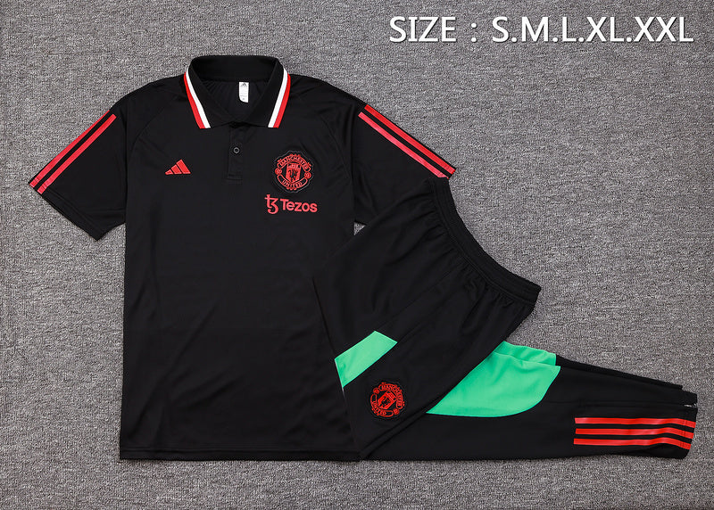 23-24 Manchester United Black POLO suit