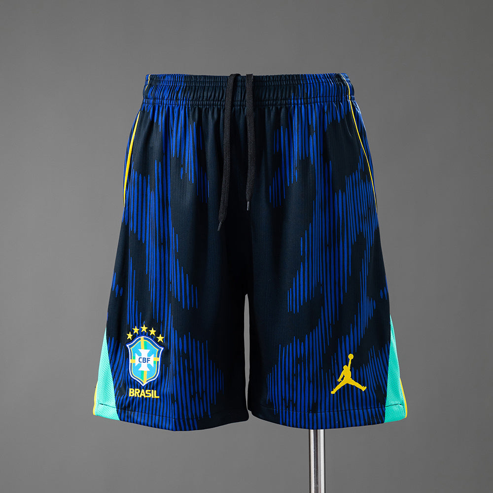 Pantalon Corto de Futbol #Brazil 2026 Away Shorts S-XXL — Minkang