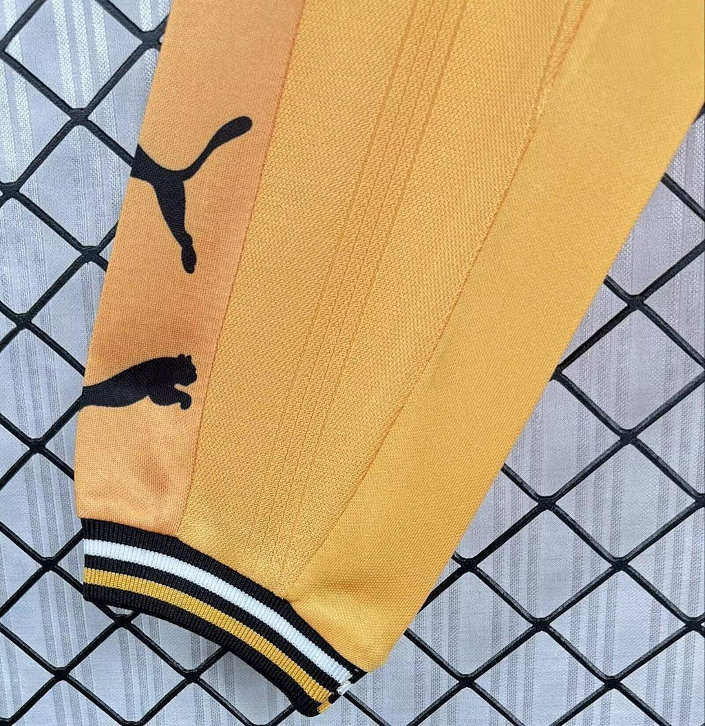Retro Wolverhampton Wanderers 1998/99 home Long Sleeve soccer jersey size S-2XL