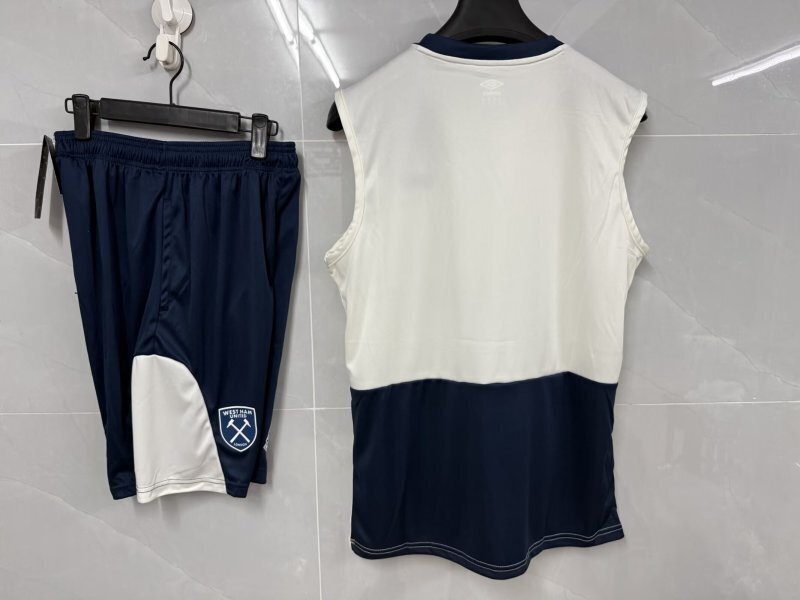 25-26 West Ham White Vest Suit