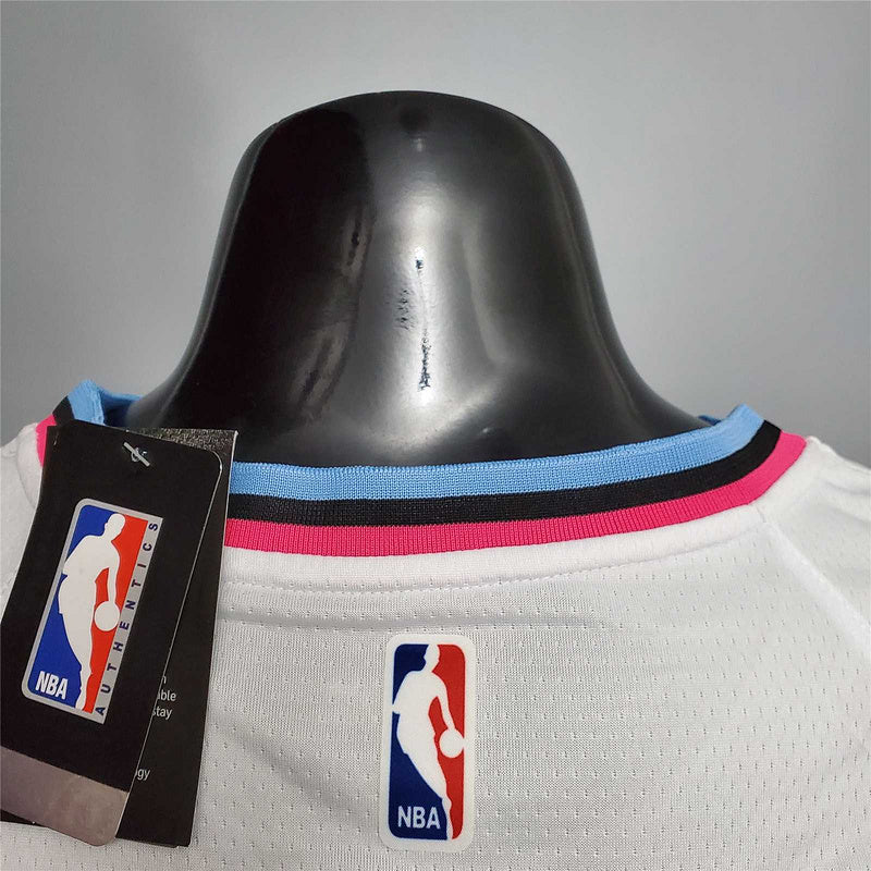 WADE #3 Miami Heat V-neck White